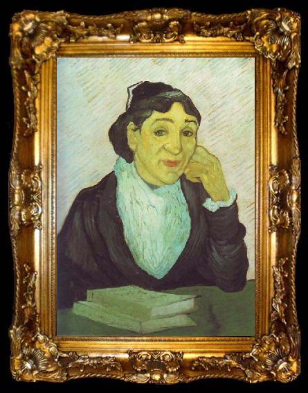 framed  Vincent Van Gogh Madame Ginoux, ta009-2